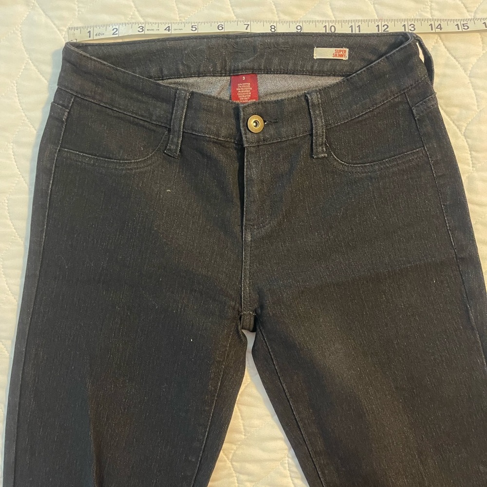 Black Arizona Jeans, size 3